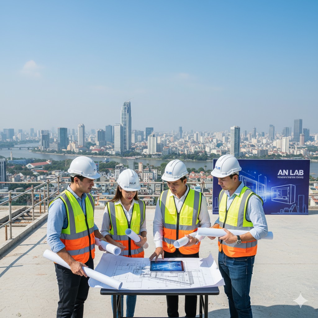 THI CÔNG PHÒNG LAB SÀI GÒN – GIẢI PHÁP TOÀN DIỆN TỪ AN LAB CHO DOANH NGHIỆP NGHIÊN CỨU VÀ SẢN XUẤT