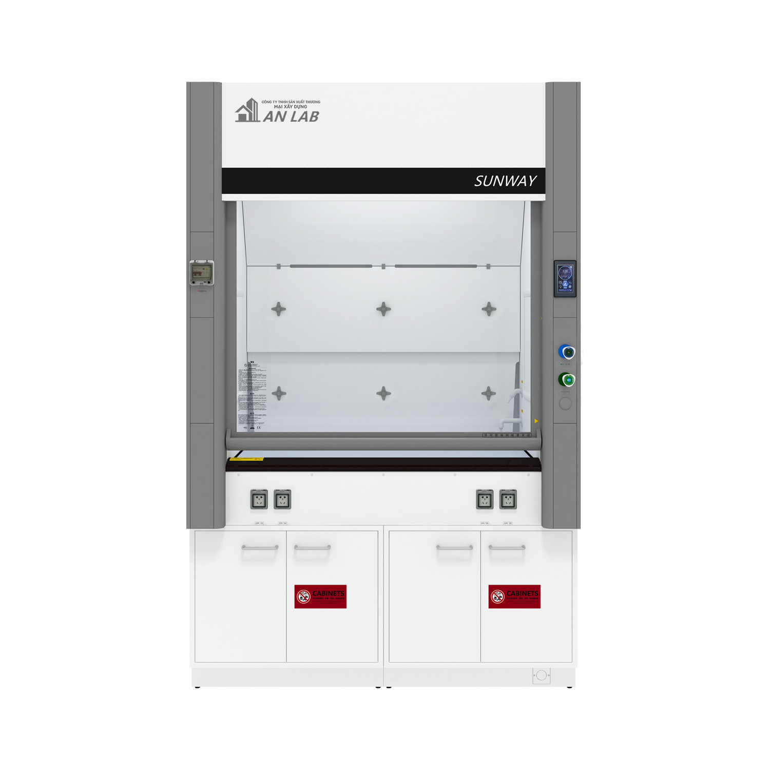 MB-Tủ hút khí thải kiểu bổ sung gió