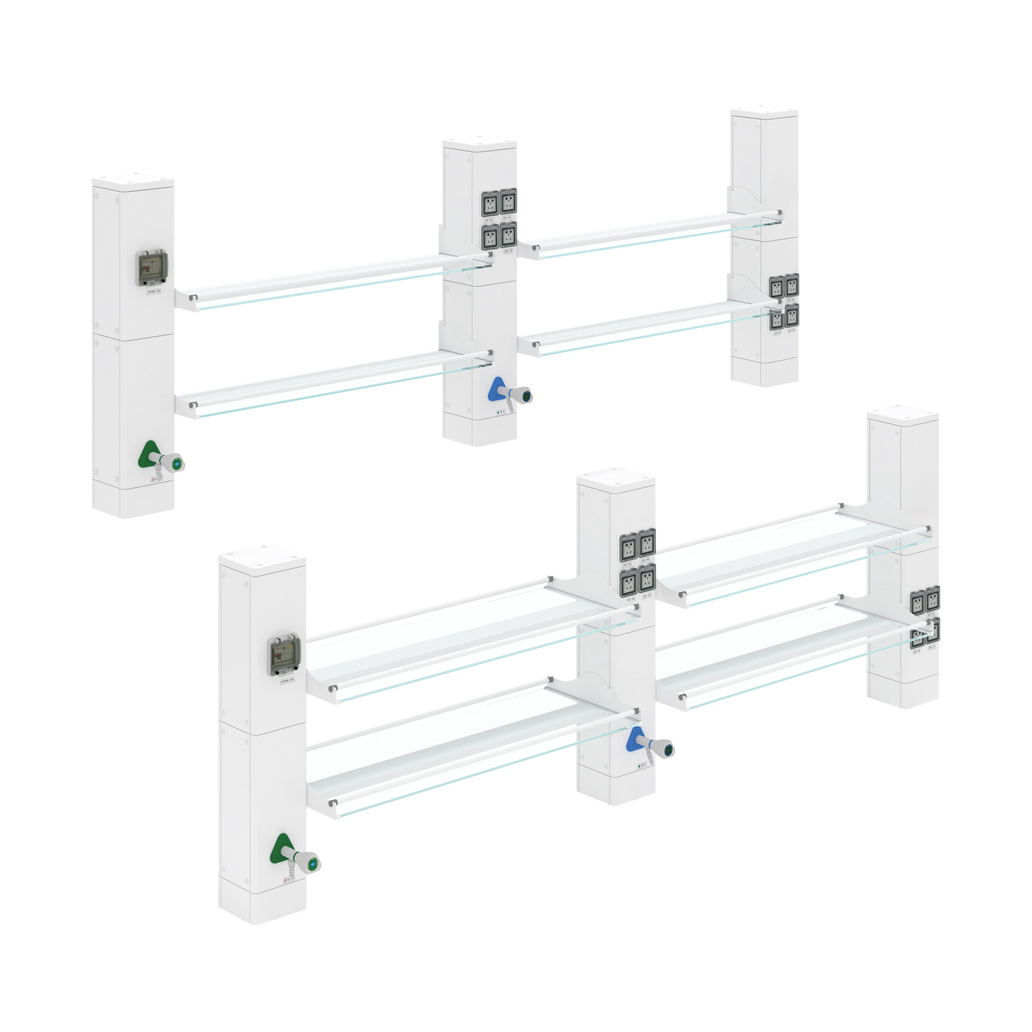 OR-Giá đỡ thuốc thử hình chữ nhật / Cột giá đỡ thuốc thử hình chữ nhật